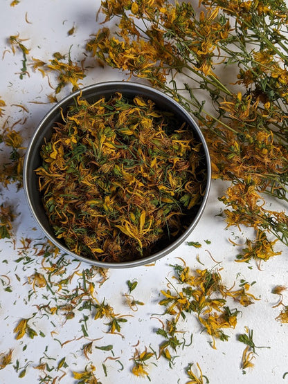 St. John's Wort - Premium Air Dried - Produced in Oregon by Little River Herbs