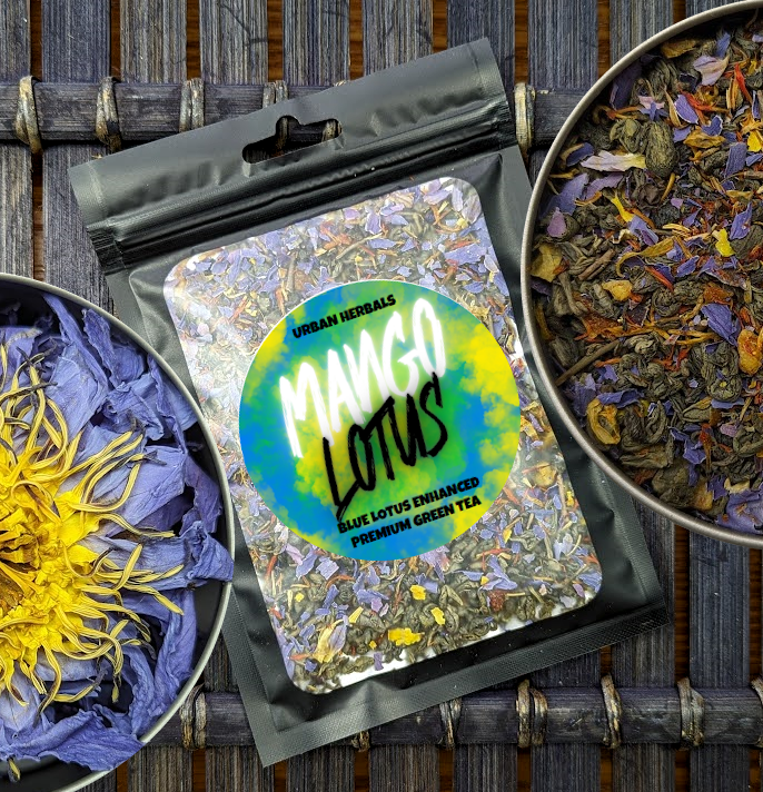 Premium Fruit + Black And Green Tea Blends With Blue Lotus Flower Petals - 10 Flavors To Choose From