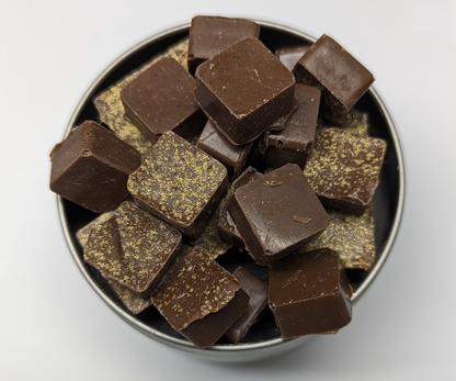 Botanical Milk Chocolate Bites with Blue Lotus Extract