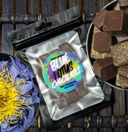 Botanical Milk Chocolate Bites with Blue Lotus Extract