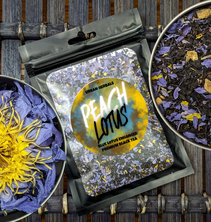 Premium Fruit + Black And Green Tea Blends With Blue Lotus Flower Petals - 10 Flavors To Choose From